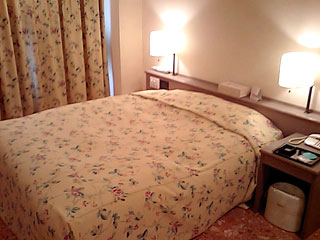 松山市/ホテル リバティ/204号室(D-Type)/ベッド
